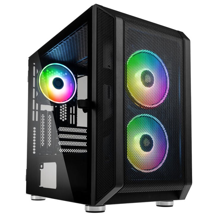 Kolink Citadel Mesh RGB Micro-ATX case - black image number 0