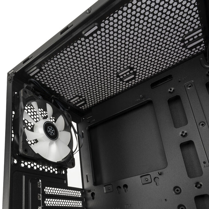 SilverStone Fara B1 Midi-Tower, ARGB, Tempered Glass - schwarz image number 9