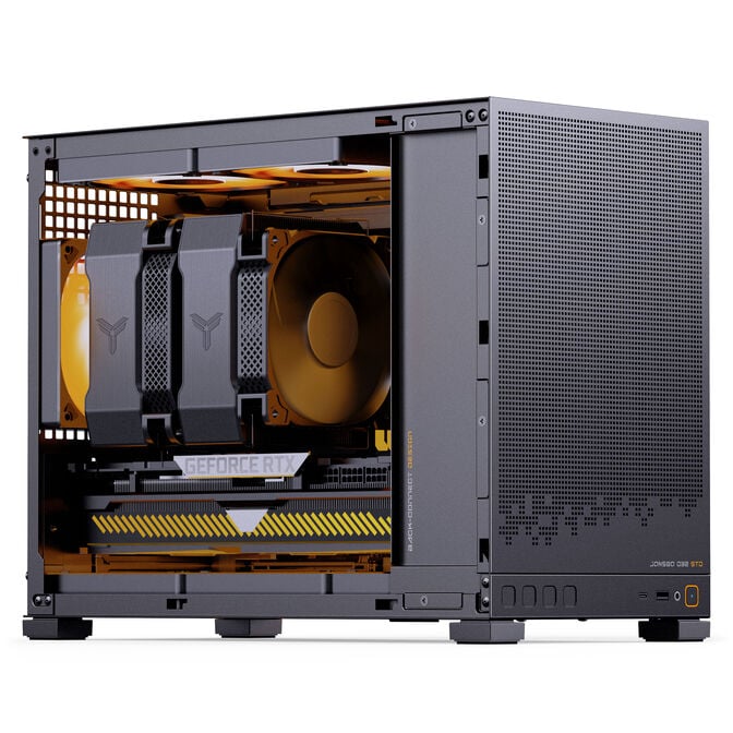 Jonsbo D32 STD Mesh PC-Geh&auml;use, Mini-Geh&auml;use, mATX - schwarz image number 4
