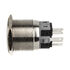 DimasTech Vandalism button 25mm - Silverline - yellow image number null