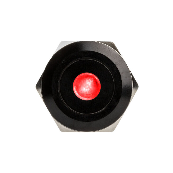 DimasTech Vandalismustaster 22mm, Blackline Dot - RGB image number 1