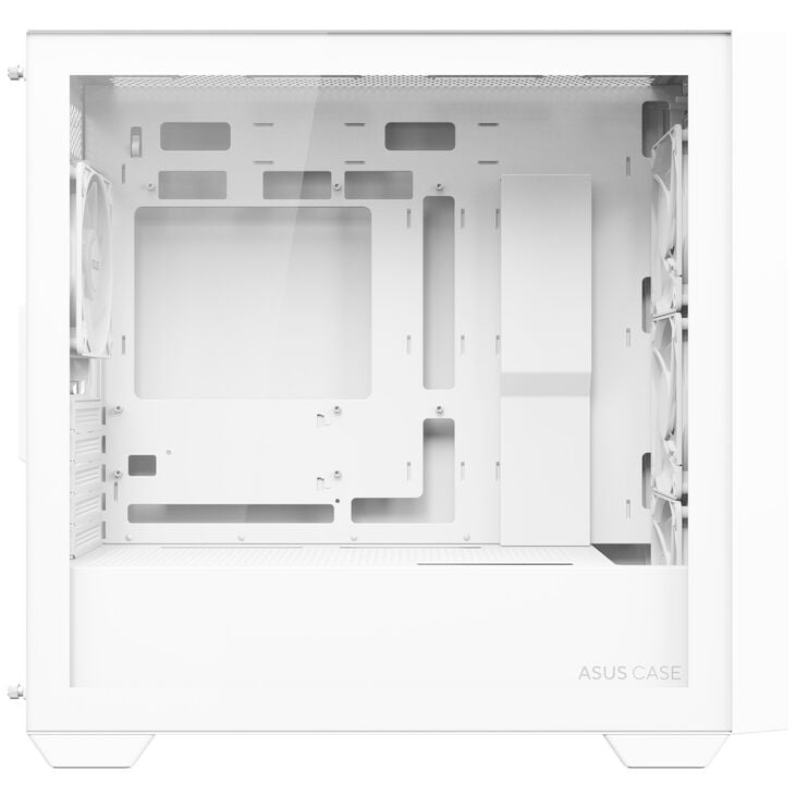 ASUS A21 PLUS PC-Gehäuse, Mini-Tower, Micro-ATX, RGB, Tempered Glass - weiß image number 7