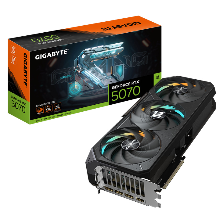 GIGABYTE GeForce RTX 5070 Ti Gaming OC 16G, 16384 MB GDDR7 image number 0