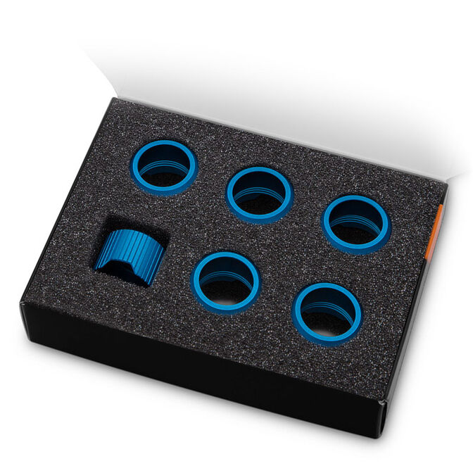 EK Water Blocks EK-Quantum Torque Compression Ring, 6er-Pack, STC 16 - blau image number 2