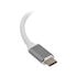 SilverStone SST-EP08C - USB 3.1 Typ-C Adapter auf HDMI/USB Type C/USB Type A - silber image number null