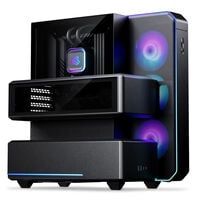 PHANTEKS EX5 Plus Midi Tower, ATX, inc. S25 360 ARGB All-in-One Liquid Cooler - Black