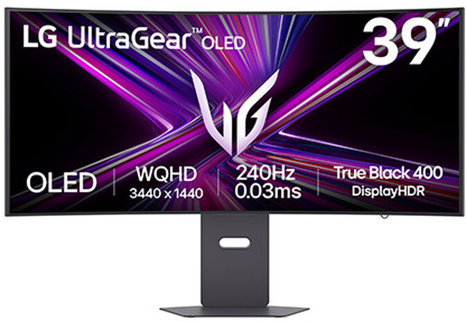 LG UltraGear OLED GX9 39GX900A-B, 39-inch WQHD Curved Gaming Monitor, 240Hz, WOLED, G-SYNC Compatible image number 0