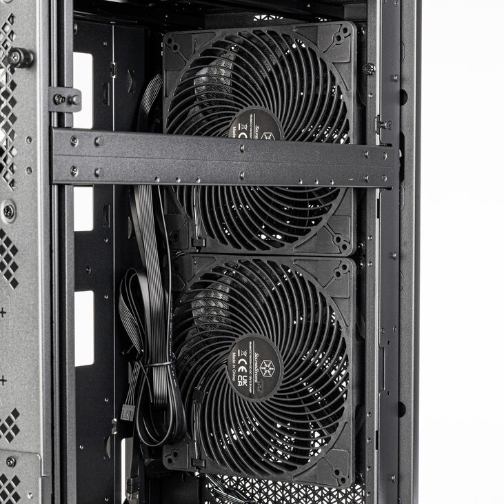 SilverStone ALTA D1 Server-Gehäuse, Big-Tower, SSI-EEB - schwarz image number 9