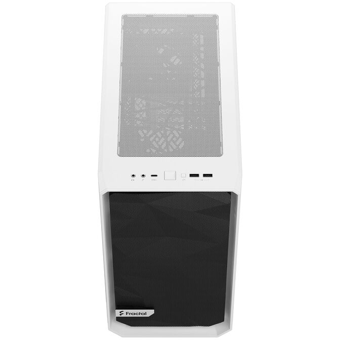 Fractal Design Meshify 2 Mini Micro-ATX Case, Tempered Glass - White image number 5