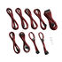 CableMod C-Series PRO ModMesh Cable Kit for RMi/RMx/RM (Black Label) - blood red image number null