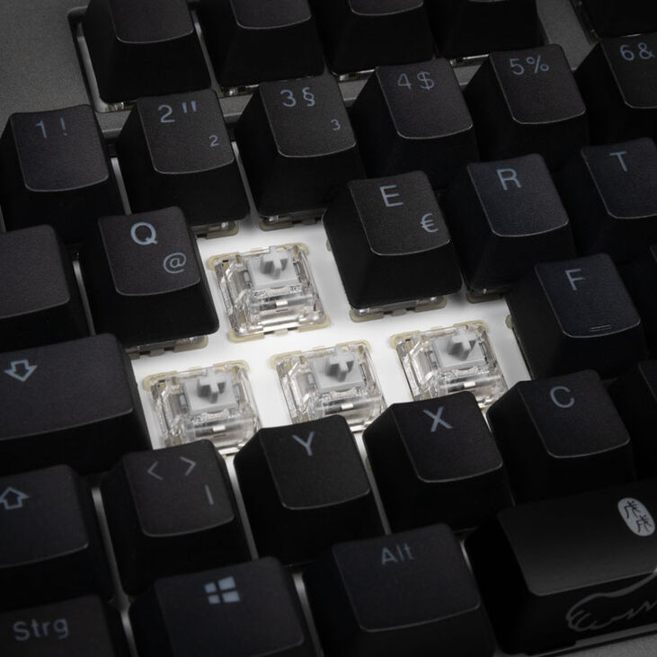 Ducky Shine 7 PBT Gaming Keyboard, MX Speed Silver, RGB-LED - Gunmetal image number 6
