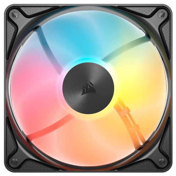Corsair RS120 II ARGB 120mm Fan, PWM, ARGB - Black image number 1