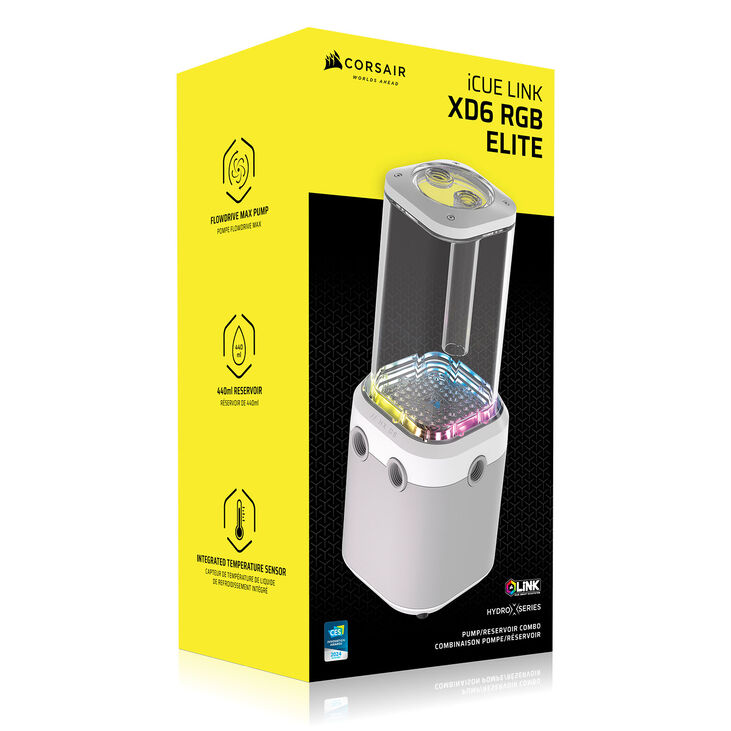 Corsair iCUE Link XD6 RGB Elite Pump Reservoir Combo - white image number 11