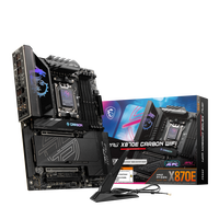 MSI MPG X870E Carbon WiFi motherboard, Socket AM5, AMD X870E, ATX, DDR5