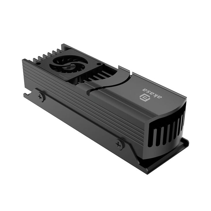 Akasa Gecko Pro LX M.2 cooler - black image number 1