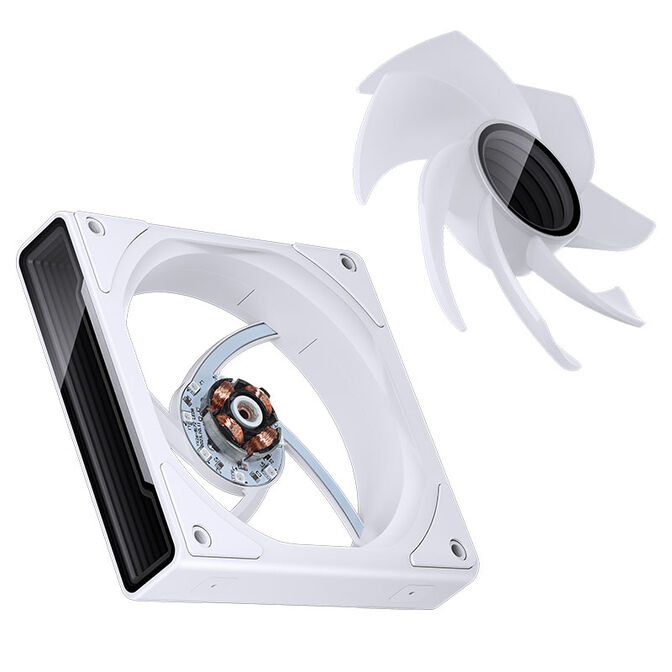 Jonsbo ZK-120WR 3in1 Reverse-L&uuml;fter, RGB - wei&szlig; image number 15