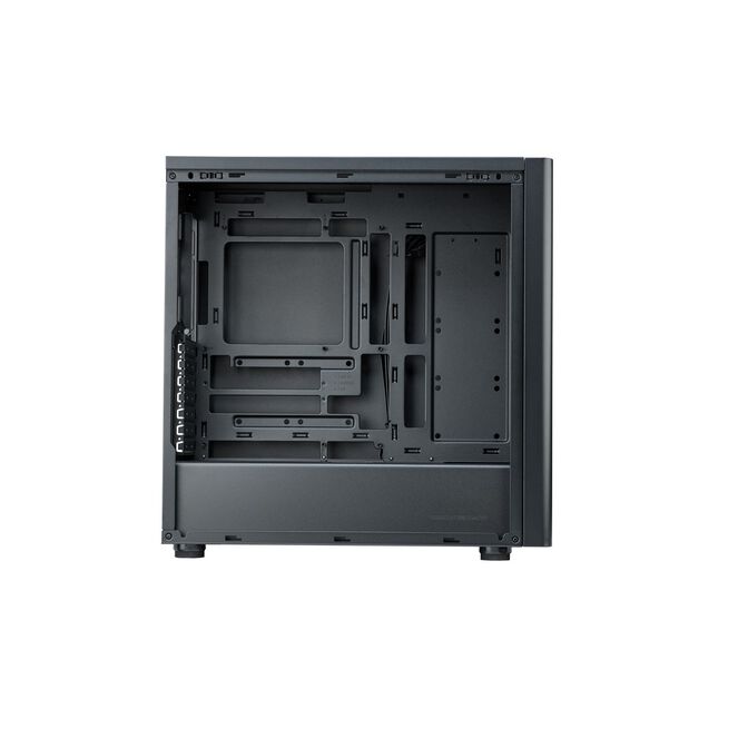 Cooler Master Elite 502 PC Case, Mid Tower, ATX, ARGB, Tempered Glass - Black image number 3
