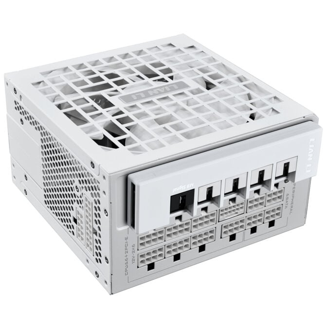 Lian Li RS Series 80 PLUS Gold Netzteil, ATX 3.1, modular - 1.000 Watt, mit RS Hub, wei&szlig; image number 2