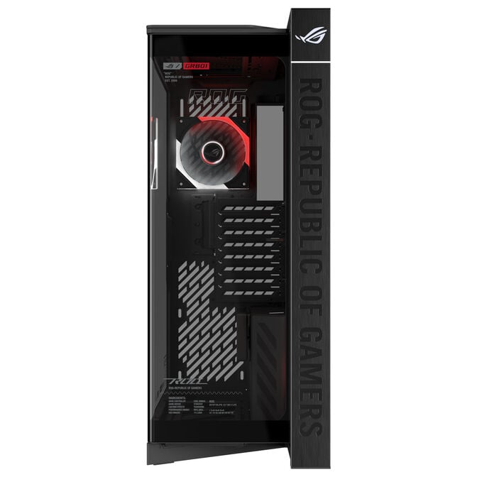 ASUS ROG Cronox GR801 PC-Geh&auml;use, Big-Tower, E-ATX, ARGB, Tempered Glass - schwarz image number 3