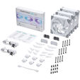 PHANTEKS D30 PWM Regular Airflow D-RGB L&uuml;fter, 3er Pack - 120mm, wei&szlig; image number null