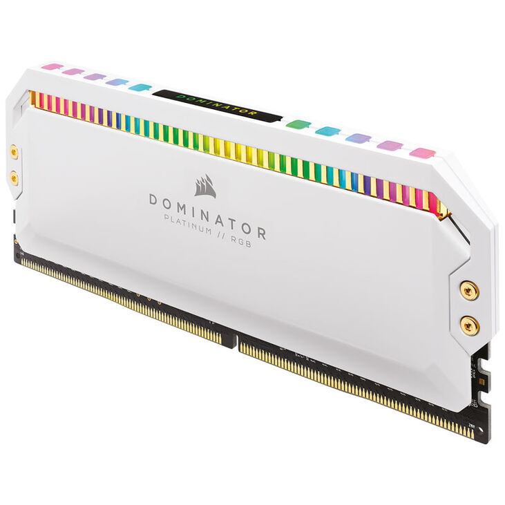 Corsair Dominator Platinum RGB DDR4-3200 RAM, CL16, XMP - 16 GB Dual-Kit, weiß image number 2