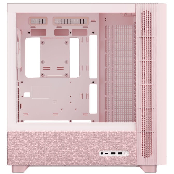TRYX FLOVA F50 PC Case, ATX, Tempered Glass - Pink image number 4