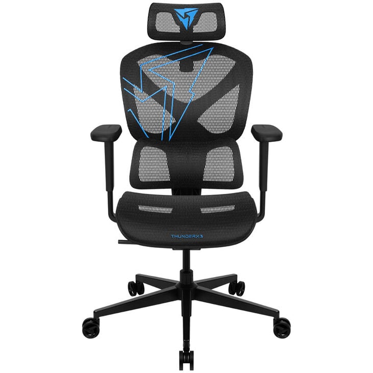ThunderX3 YTC Ergonomischer Bürostuhl - schwarz/blau image number 1