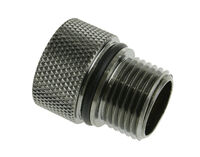 Bitspower Adapter für Eheim 1046/1048/1250 G3/8 Zoll AG auf G1/4 Zoll IG - schwarz glänzend