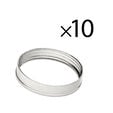 EK Water Blocks EK-Torque STC-13/10 Colour Ring - 10 Pack, Silver image number null