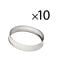 EK Water Blocks EK-Torque STC-13/10 Colour Ring - 10 Pack, Silver