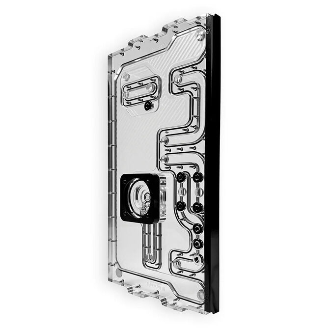 Stealkey Customs SK-Crosscool III Lian Li O11 DYNAMIC EVO RGB Distro Plate, RGB image number 2