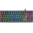 GAMIAC TKL90G Gaming Tastatur, Kailh Red Switches, RGB - schwarz/grau image number null