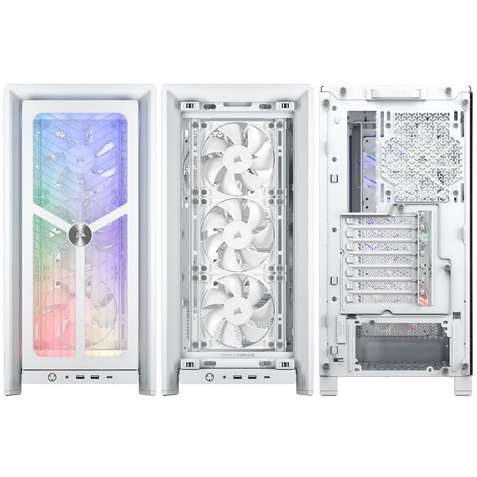Corsair FRAME 4000X RS PC Case, Mid-Tower, E-ATX - 4x RS120 Fans, Black image number 5