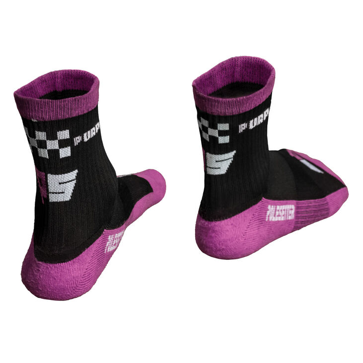 Polesetter Sim Socks "Purple Time" - with grips, one size image number 4