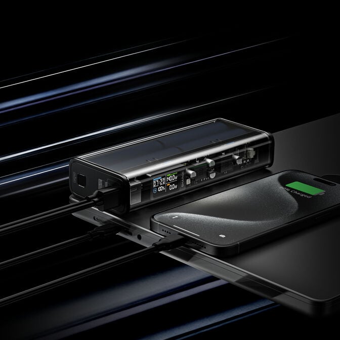 SHARGE Shargeek 140 20000 mah Powerbank - Black image number 10