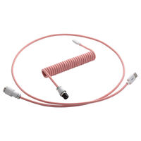 CableMod PRO Coiled Keyboard Cable USB-C zu USB Typ A, Orangesicle - 150cm