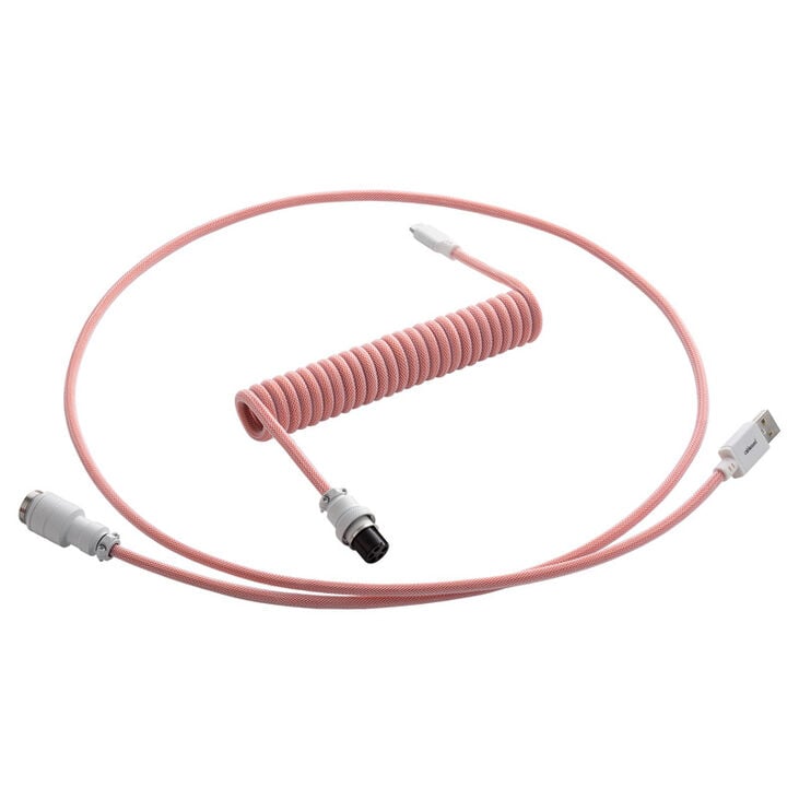 CableMod PRO Coiled Keyboard Cable USB-C zu USB Typ A, Orangesicle - 150cm image number 0