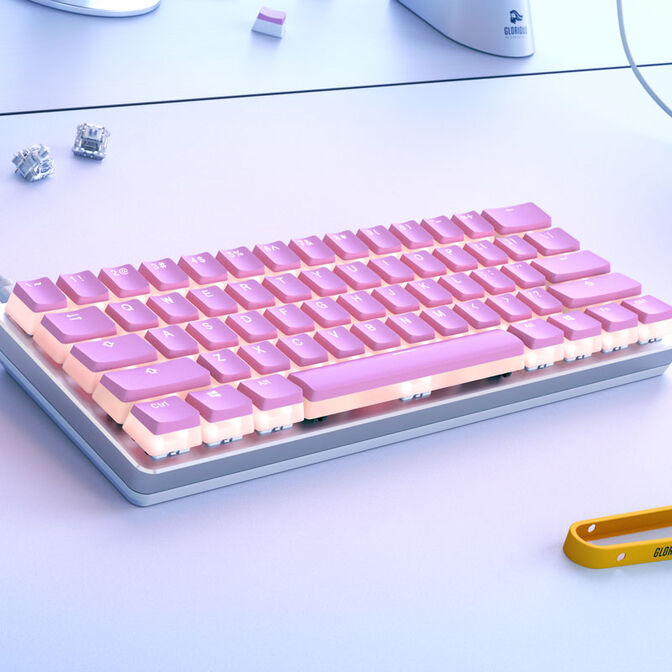 Glorious Aura Keycaps V2 - 145 Keycaps, pink, US-Layout image number 3