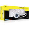 Corsair Nautilus RS 360 LCD Komplett-Wasserk&uuml;hlung - 360 mm, wei&szlig; image number null