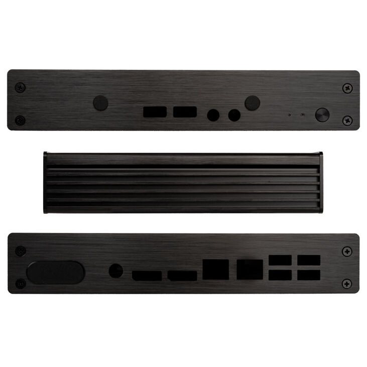 Akasa Laplace ST V2 Mini-STX Gehäuse, OEM - schwarz image number 2