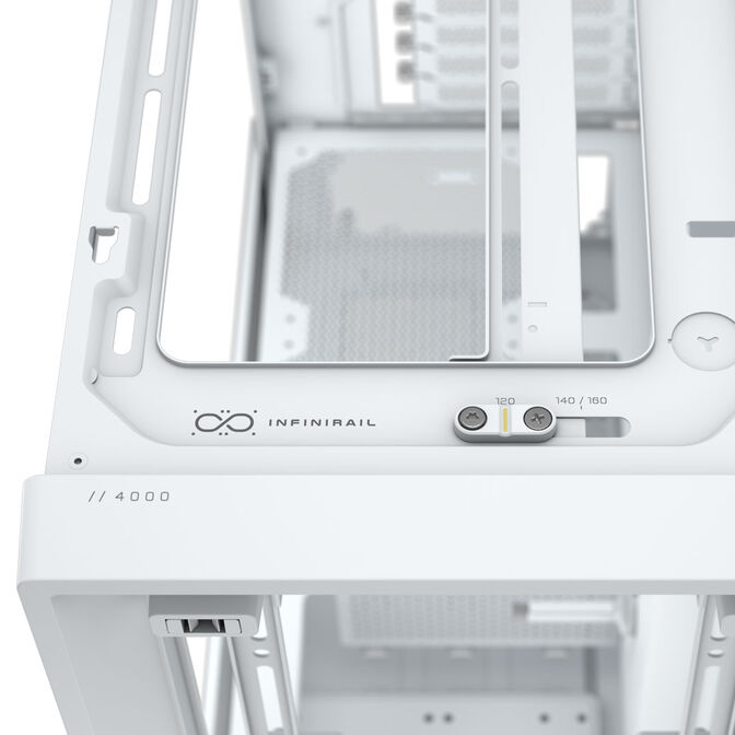 Corsair Frame 4000D PC-Geh&auml;use, Midi-Tower, E-ATX, Tempered Glass - wei&szlig; image number 9