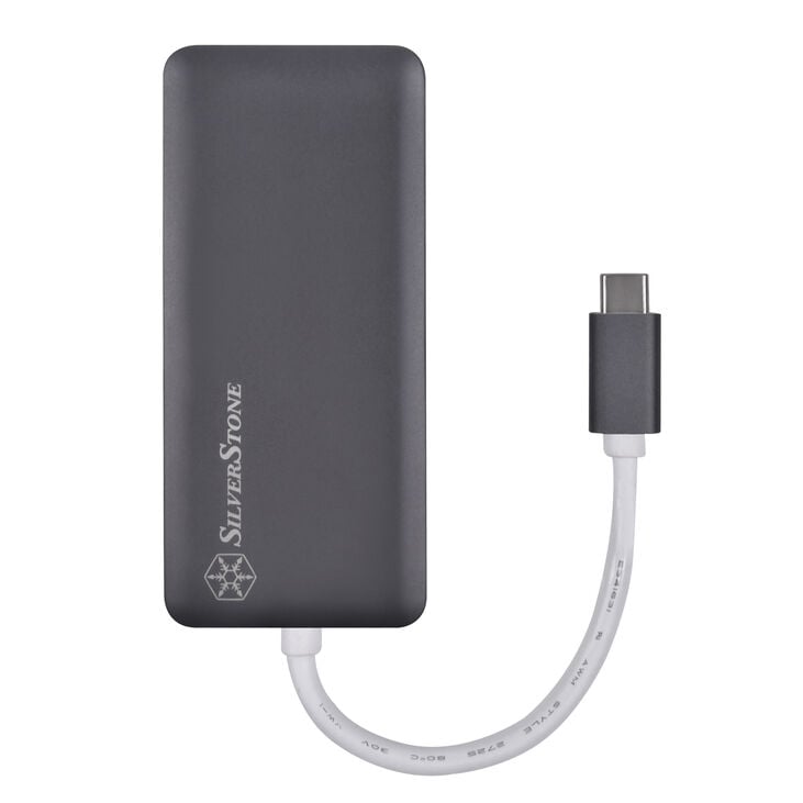 SilverStone SST-EP14C - USB 3.1 Type-C Gen1 to HDMI, 3x USB 3.1 Gen 1 Type-A, 1x USB 3.1 Gen 1 Type- image number 1