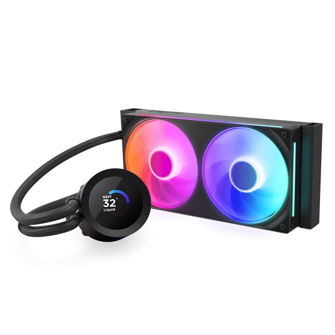 NZXT Kraken Plus 240 RGB AiO Water Cooling - 240mm, black image number 1