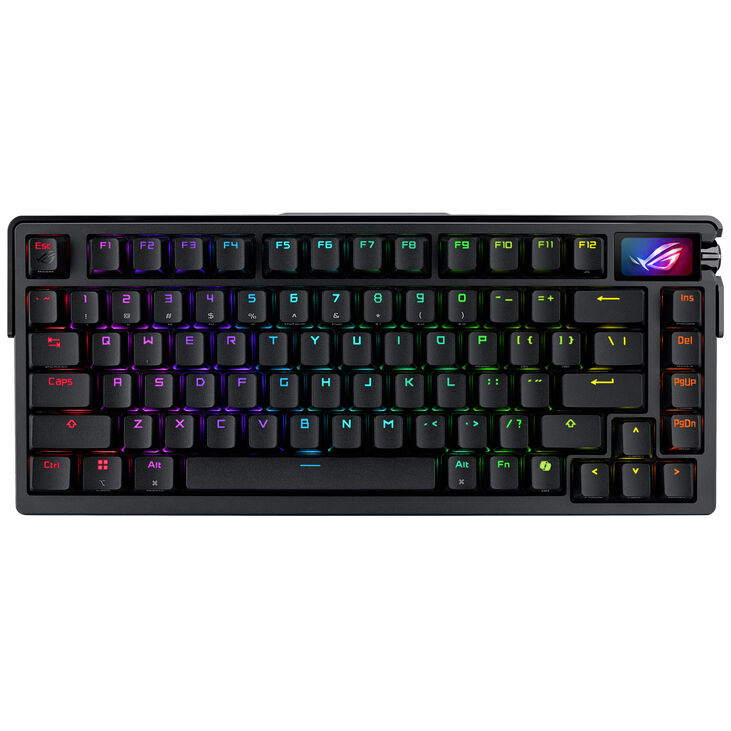 ASUS ROG Azoth Extreme Gaming Tastatur, PBT, hot-swap, ROG NX SNOW - schwarz image number 4