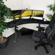 Arozzi Arena Angelo Gaming Tisch - schwarz image number null
