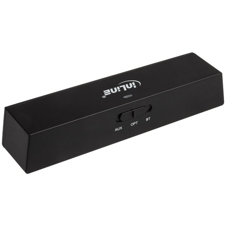 InLine Bluetooth Audio Transceiver, Transmitter/Receiver, BT 5.0, aptX - black image number 2