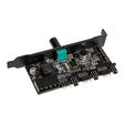 Lamptron CFP30 L&uuml;fter- und RGB-LED-Controller f&uuml;r PCI-Slot - schwarz image number null