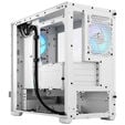 Fractal Design Pop Mini Air RGB Clear Tint Micro-ATX-Geh&auml;use, Tempered Glass - wei&szlig; image number null
