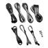 CableMod C-Series PRO ModMesh 12VHPWR Cable Kit for Corsair RM, RMi, RMx (Black Label) - black/white image number null