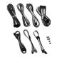 CableMod C-Series PRO ModMesh 12VHPWR Cable Kit für Corsair RM, RMi, RMx (Black Label) - schwarz/wei